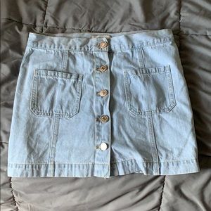 jean skirt
